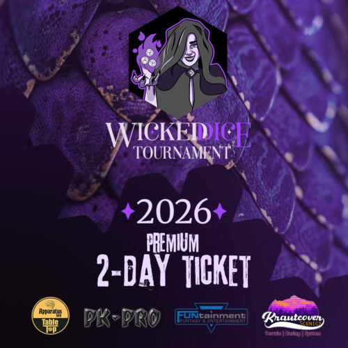 Wicked Dice Tournament Ticket 2026