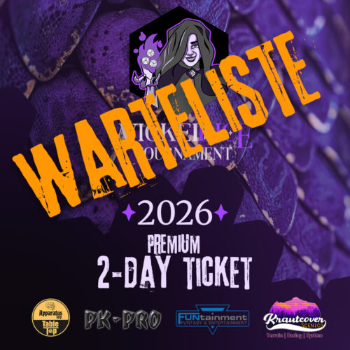WARTELISTE: Wicked Dice Tournament Ticket 2026