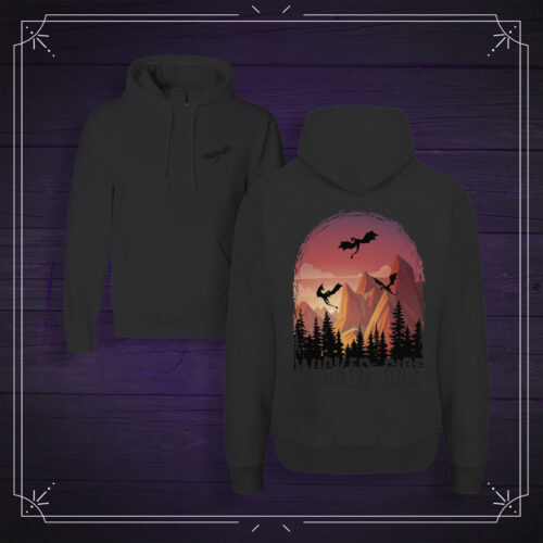 WickedDice_Merch_Dragon_Hoodie_FrontBack_MockUp Hoodie | Dragon
